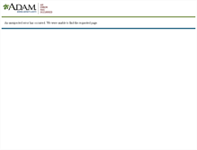 Tablet Screenshot of amh.adam.com