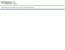 Tablet Screenshot of centralbap.adam.com