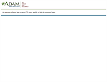 Tablet Screenshot of cghmc.adam.com