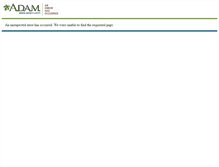 Tablet Screenshot of carondelethealth.adam.com